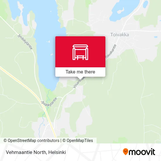 Vehmaantie North map