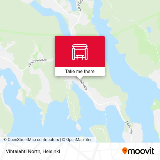 Vihtalahti North map