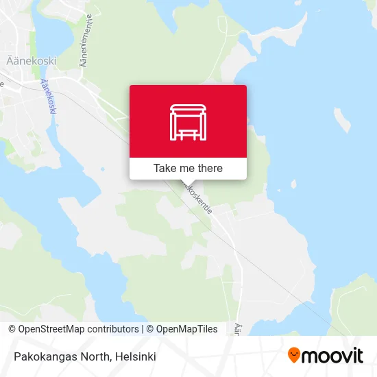 Pakokangas North map