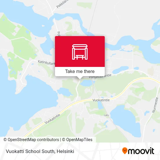 Vuokatti School South map