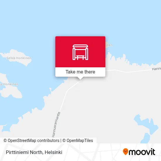 Pirttiniemi North map