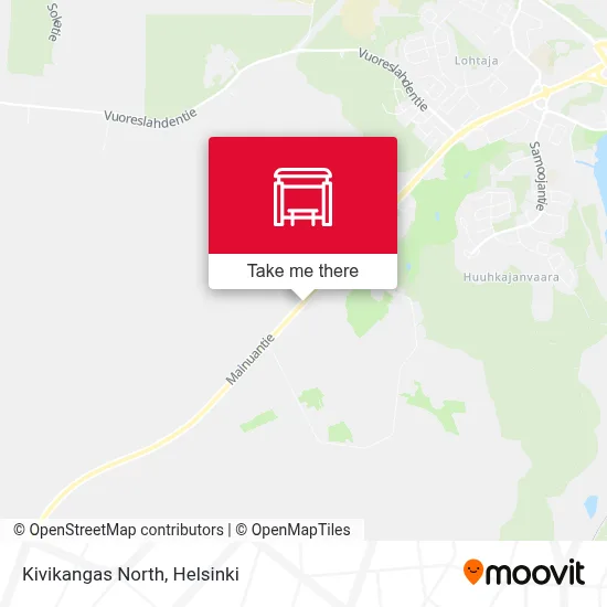 Kivikangas North map