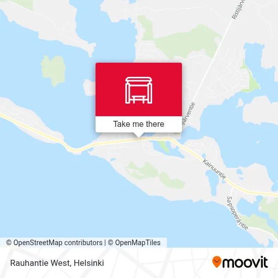 Rauhantie West map