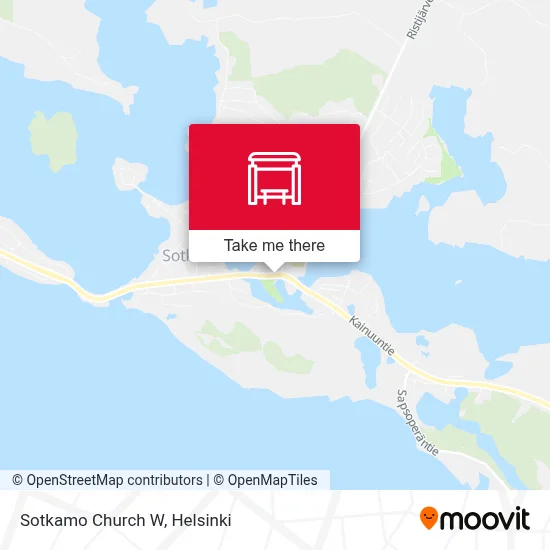 Sotkamo Church W map