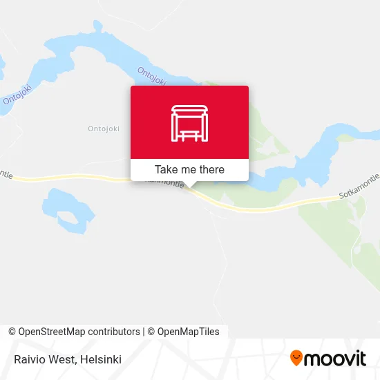 Raivio West map