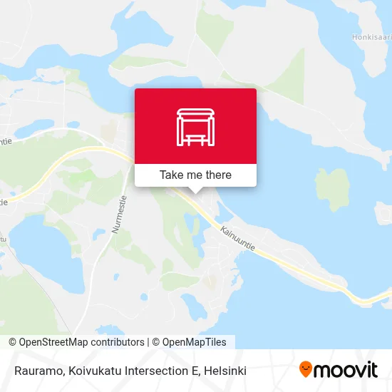 Rauramo, Koivukatu Intersection E map