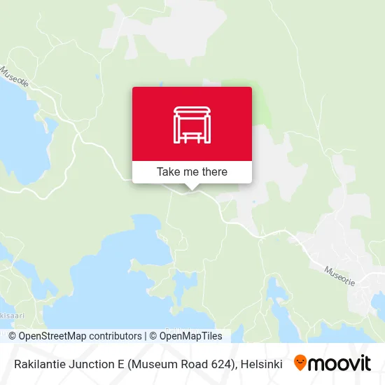Rakilantie Junction E (Museum Road 624) map