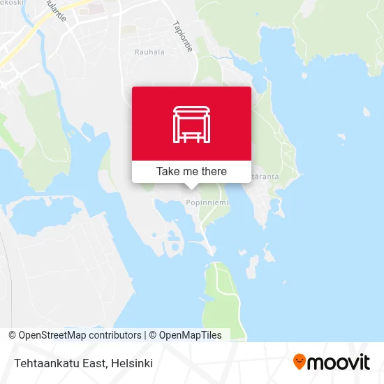 Tehtaankatu East map