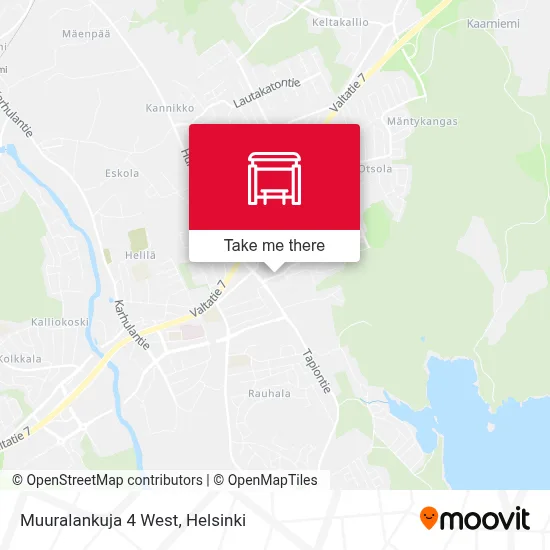 Muuralankuja 4 West map