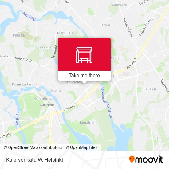 Kalervonkatu W map