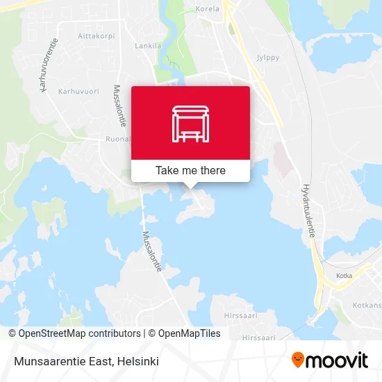 Munsaarentie East map