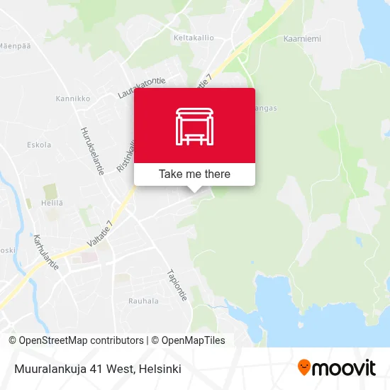Muuralankuja 41 West map
