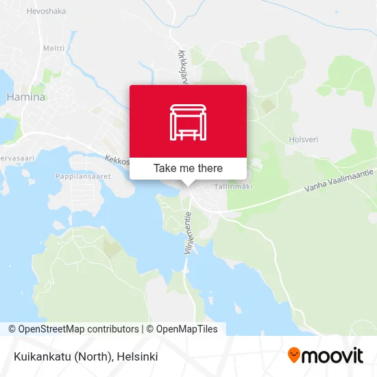 Kuikankatu (North) map