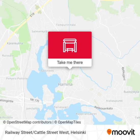 Railway Street / Cattle Street West map