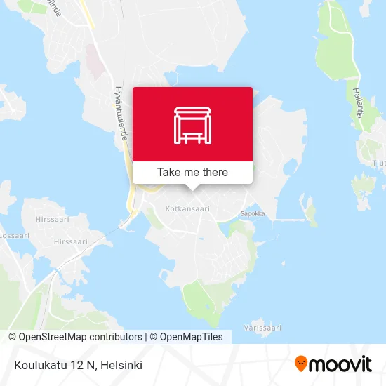 Koulukatu 12 N map