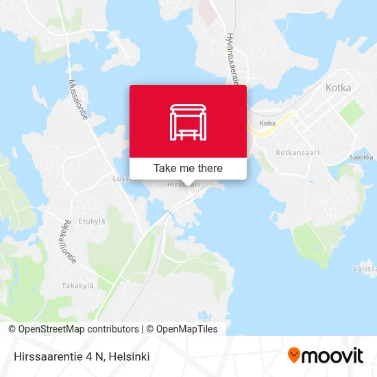 Hirssaarentie 4 N map