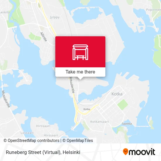 Runeberg Street (Virtual) map