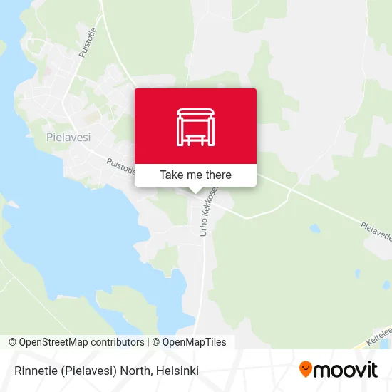 Rinnetie (Pielavesi) North map