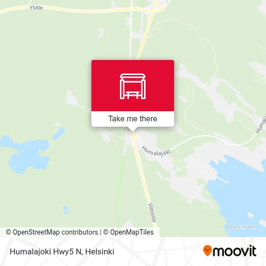 Humalajoki Hwy5 N map