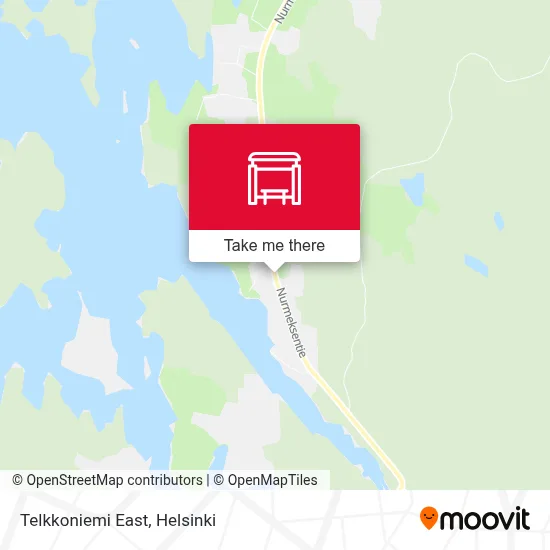 Telkkoniemi East map