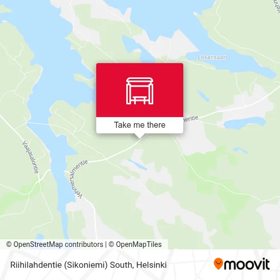 Riihilahdentie (Sikoniemi) South map