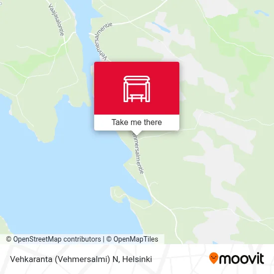 Vehkaranta (Vehmersalmi) N map
