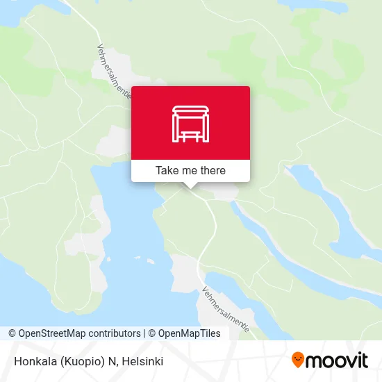Honkala (Kuopio) N map