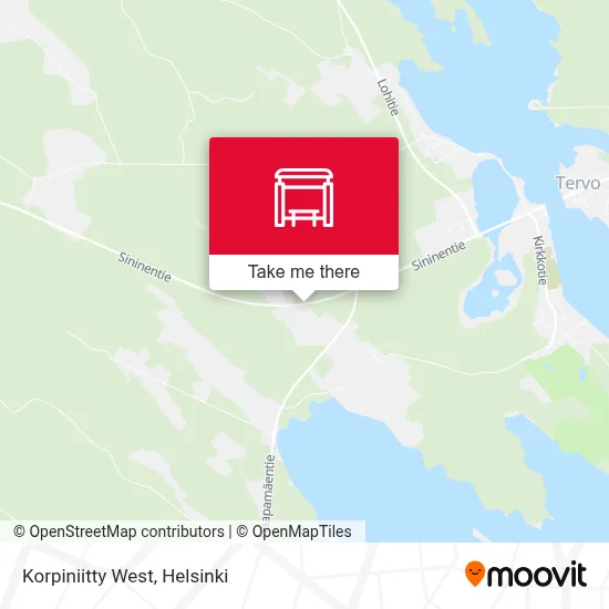 Korpiniitty West map