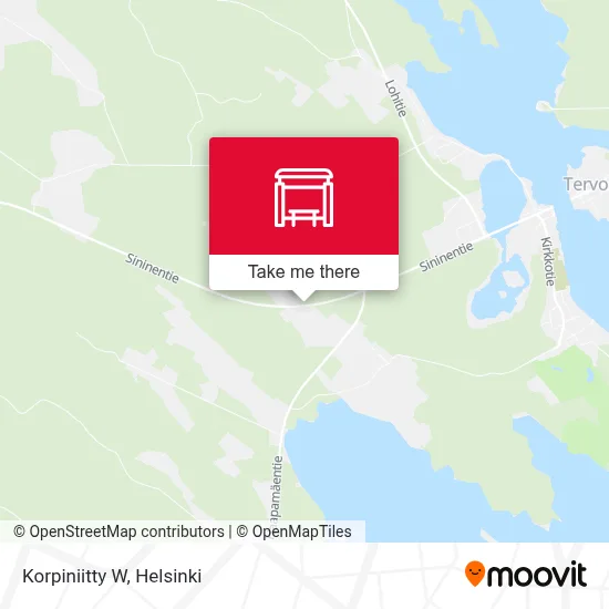 Korpiniitty W map