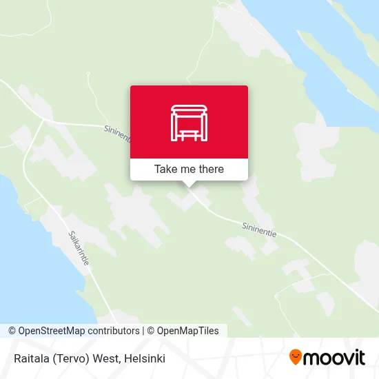 Raitala (Tervo) West map