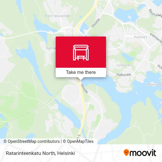 Ratarinteenkatu North map