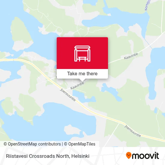 Riistavesi Crossroads North map