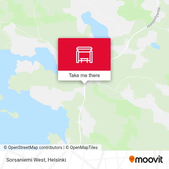 Sorsaniemi West map
