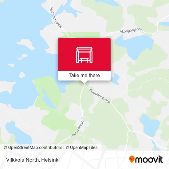 Vilkkola North map
