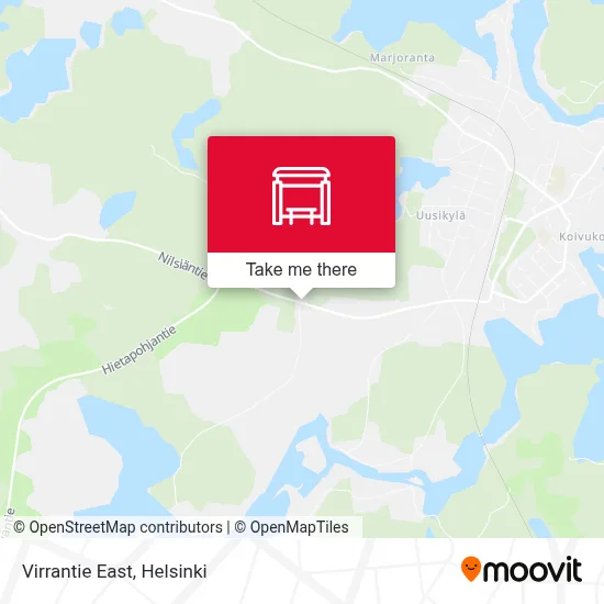 Virrantie East map