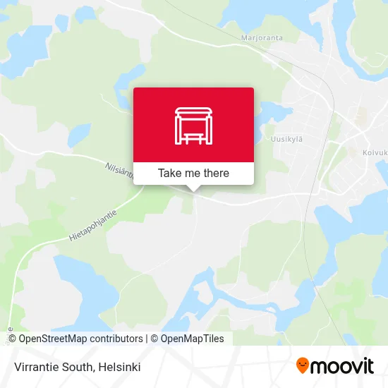 Virrantie South map