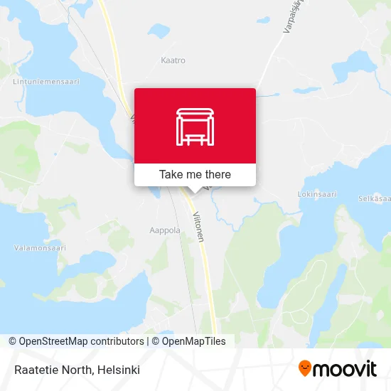 Raatetie North map