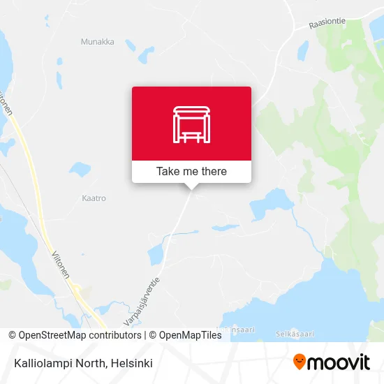 Kalliolampi North map