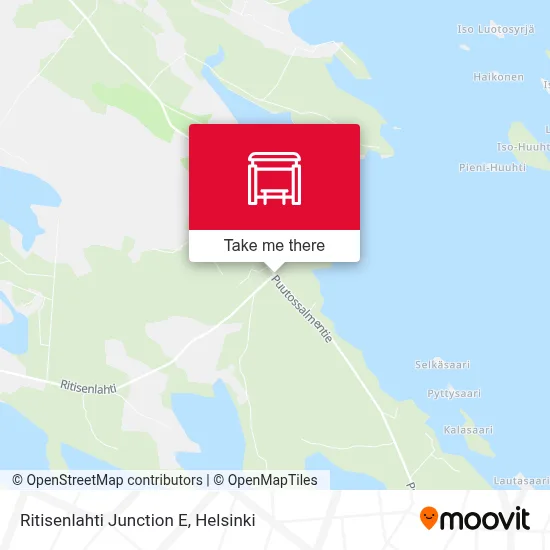 Ritisenlahti Junction E map