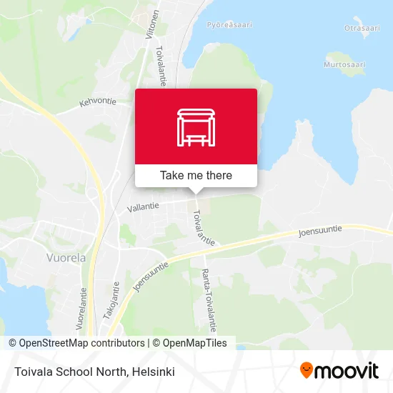 Toivala School North map