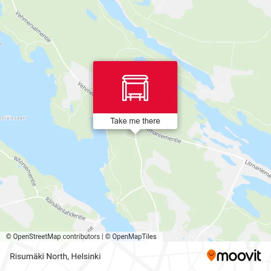 Risumäki North map