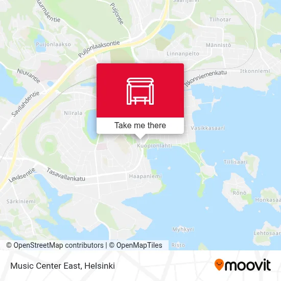 Music Center East map