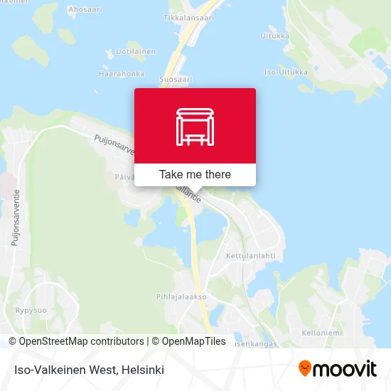 Iso-Valkeinen West map