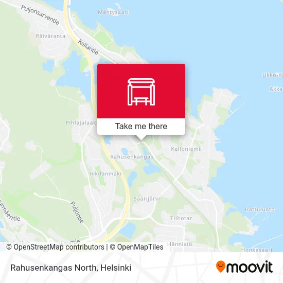 Rahusenkangas North map