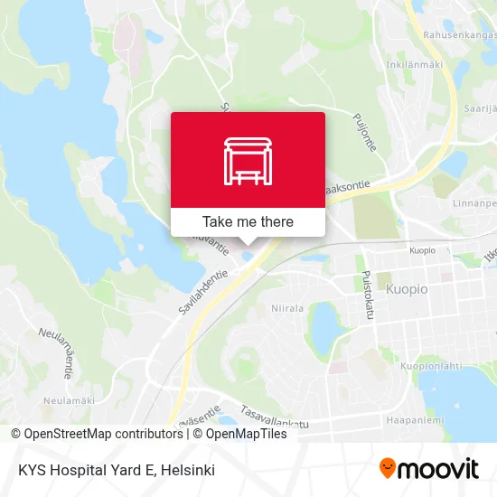 KYS Hospital Yard E map