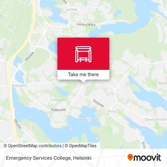 Emergency Services College map