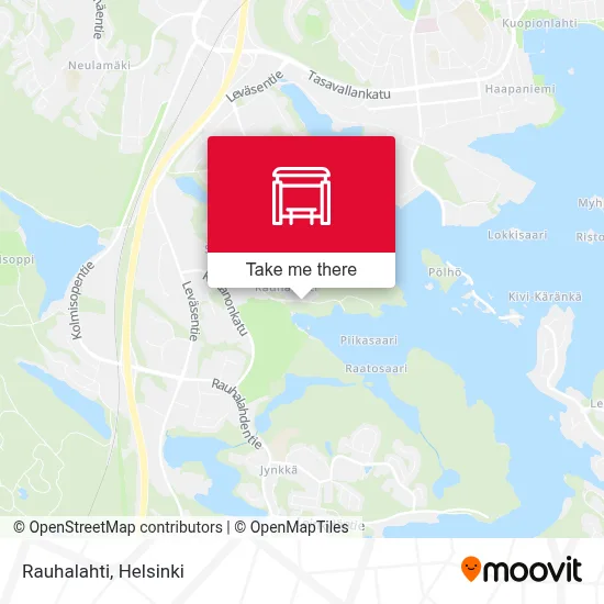 Rauhalahti map