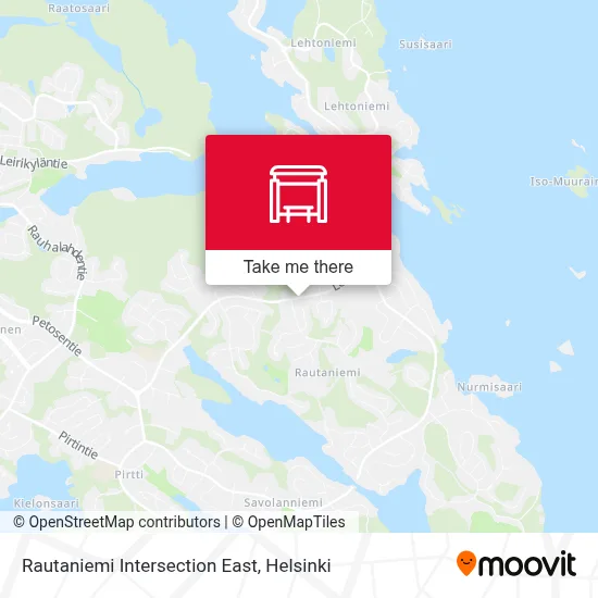 Rautaniemi Intersection East map