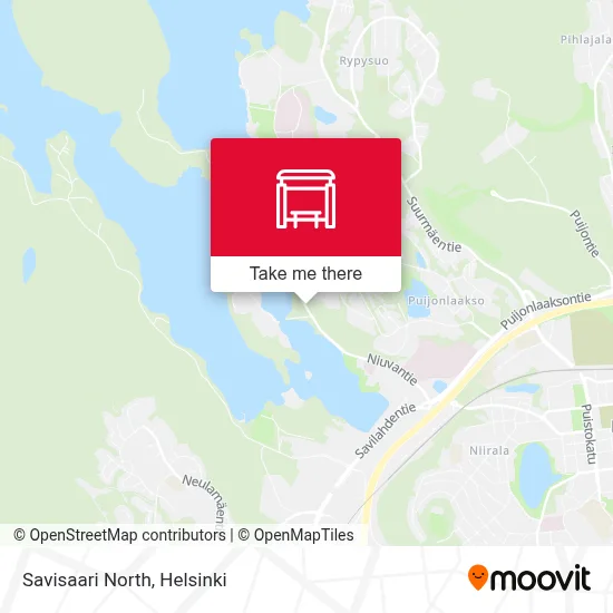 Savisaari North map