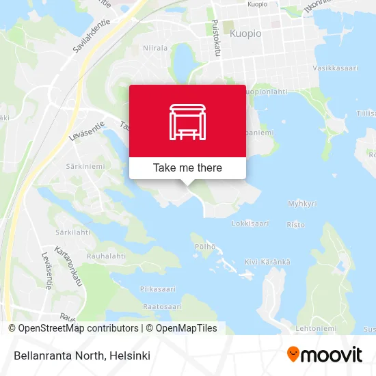 Bellanranta North map